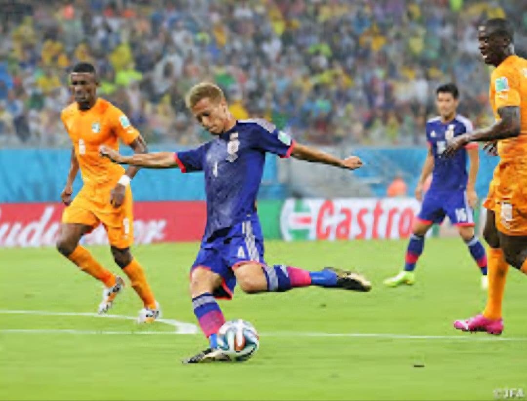 2014W杯 日本代表ユニフォーム 本田圭佑 マッチデイ他パッチ付 新品タグ付