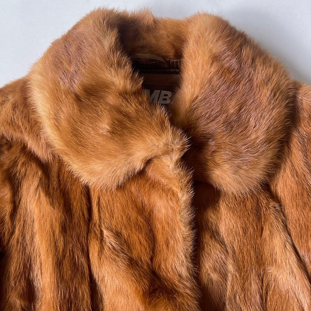 極美品✨ エンバ EMBA 最高級 ミン クファー ロングコート デミバフ 9号