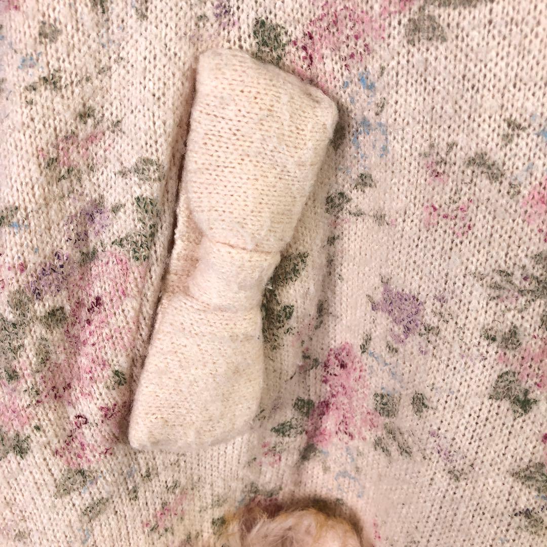 LIZ LISA ドーリーギャル 平成レトロ 古着 小花柄 ニットケープコート