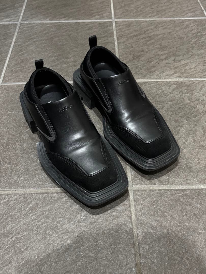 untitlab Reel レザースリッポン ダービー リマジン系 厚底　40