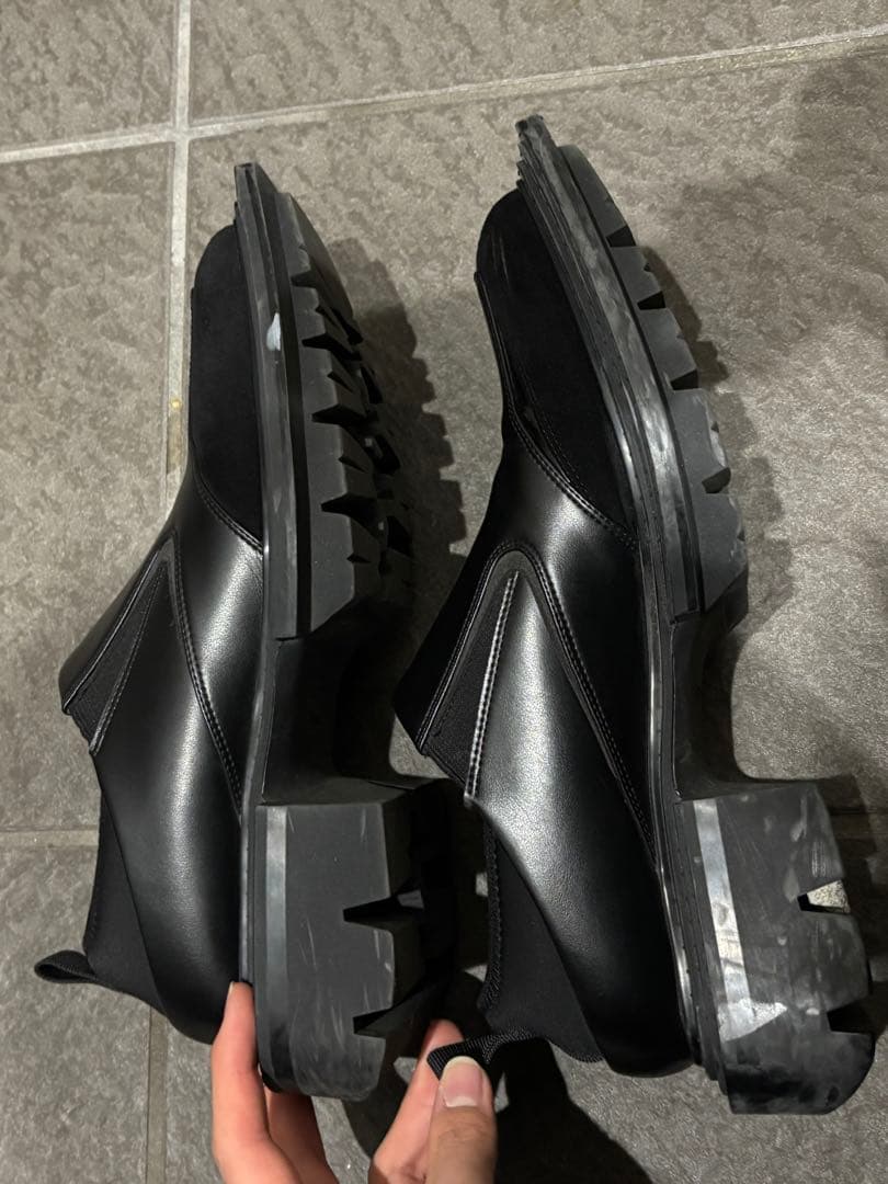 untitlab Reel レザースリッポン ダービー リマジン系 厚底　40