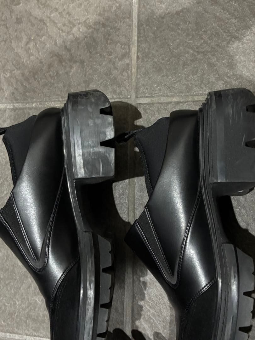 untitlab Reel レザースリッポン ダービー リマジン系 厚底　40