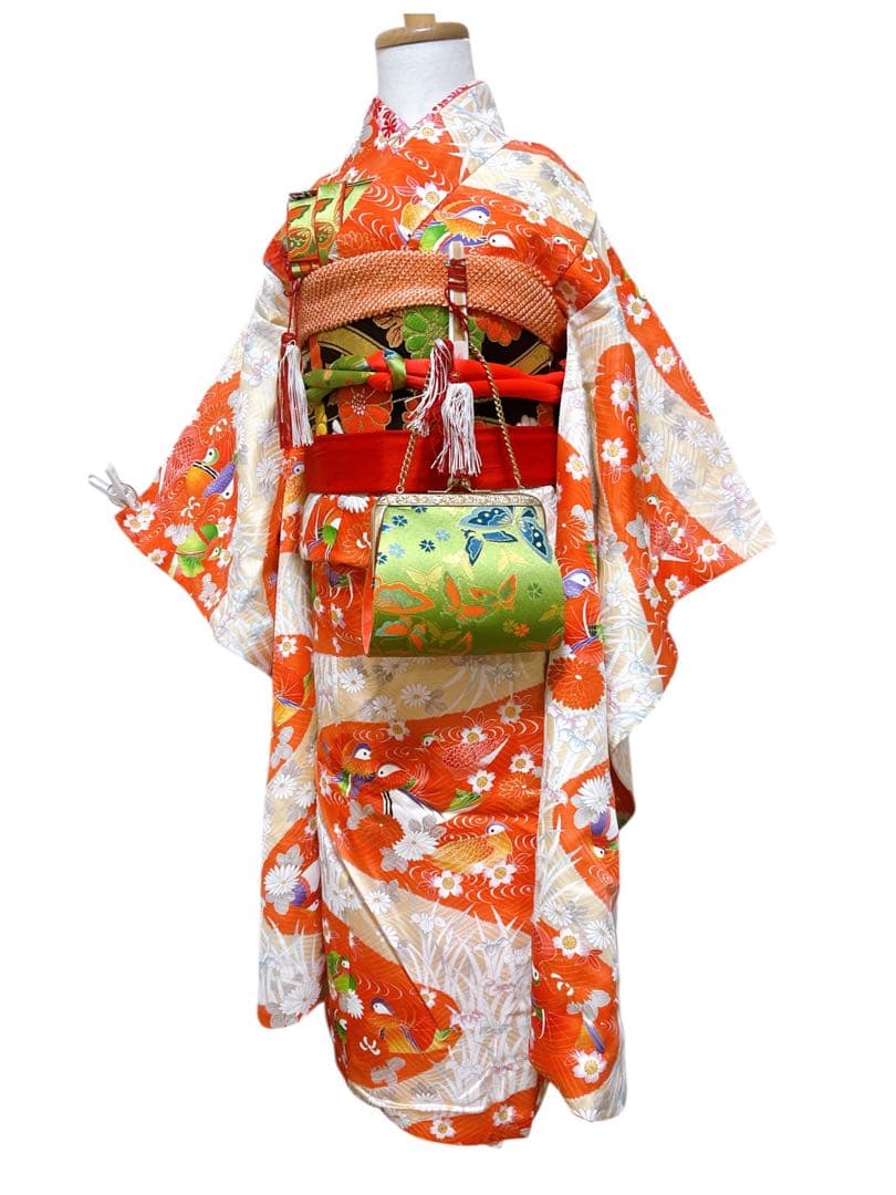 お買い得品♡七五三　7歳　女の子　フルセット　レトロ　正絹