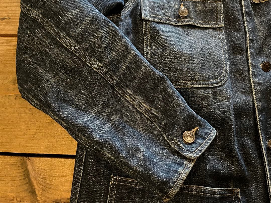 Polo Ralph Lauren デニムカバーオール フリースインナー L