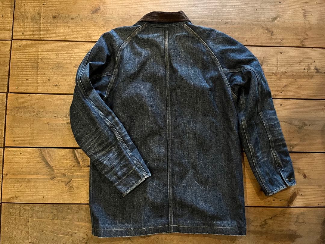 Polo Ralph Lauren デニムカバーオール フリースインナー L