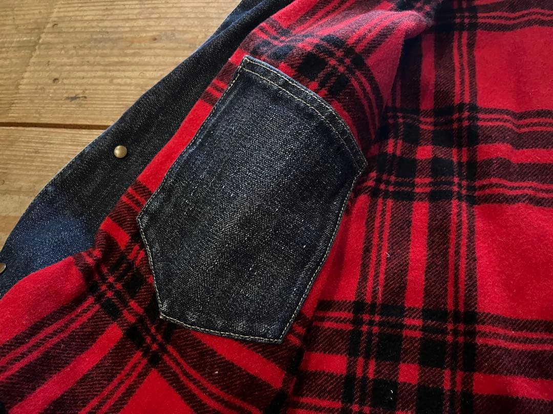 Polo Ralph Lauren デニムカバーオール フリースインナー L