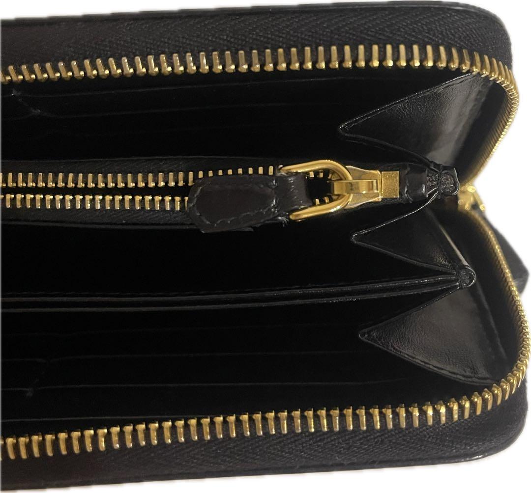 PRADA エピレザー 長財布 ブラック