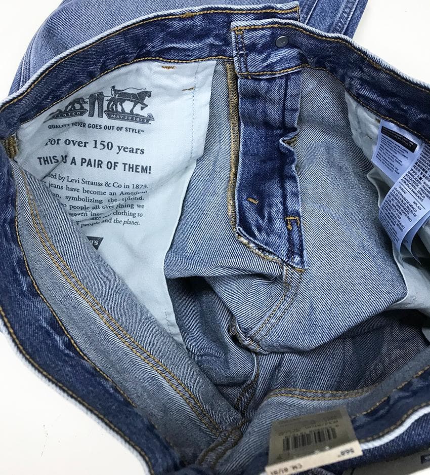 新品 Levi'sリーバイス「568」ルーズストレートカーペンターダブルニー32