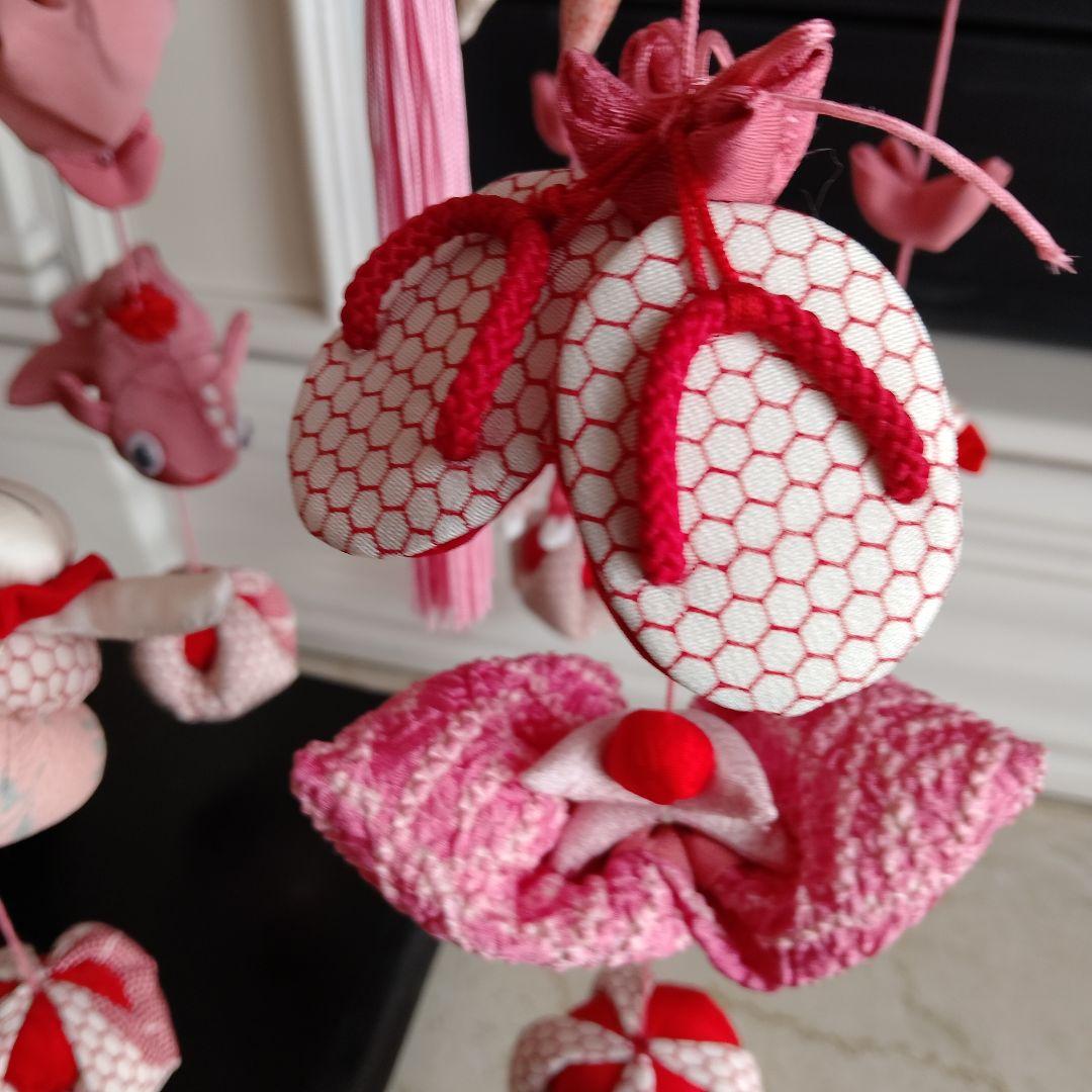 吊るし飾り　吊るし雛　ちりめん細工 　 ハンドメイド　ひな祭り