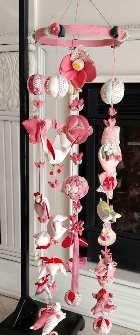 吊るし飾り　吊るし雛　ちりめん細工 　 ハンドメイド　ひな祭り
