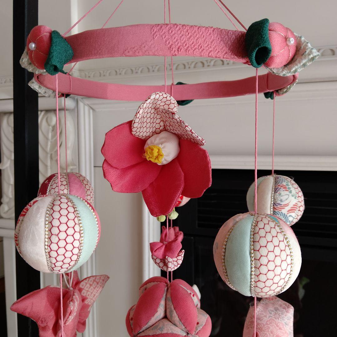 吊るし飾り　吊るし雛　ちりめん細工 　 ハンドメイド　ひな祭り