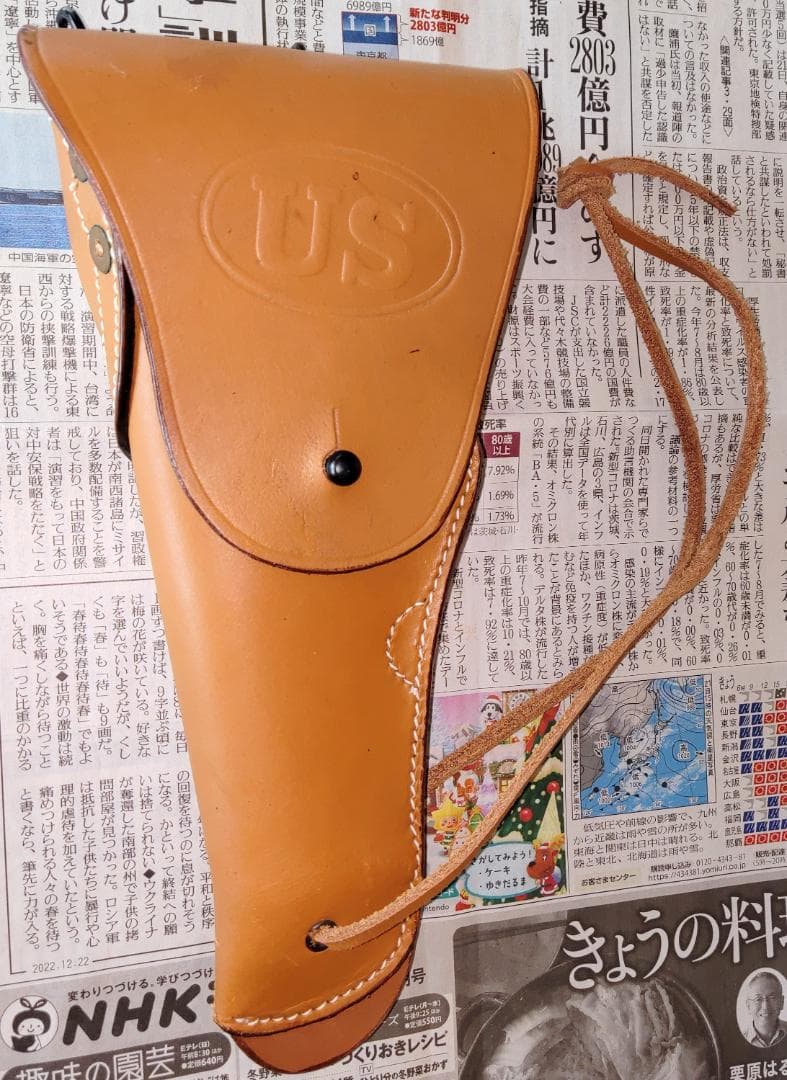 レザーホルスター　革製品　レザーアイテム　アメリカ陸軍