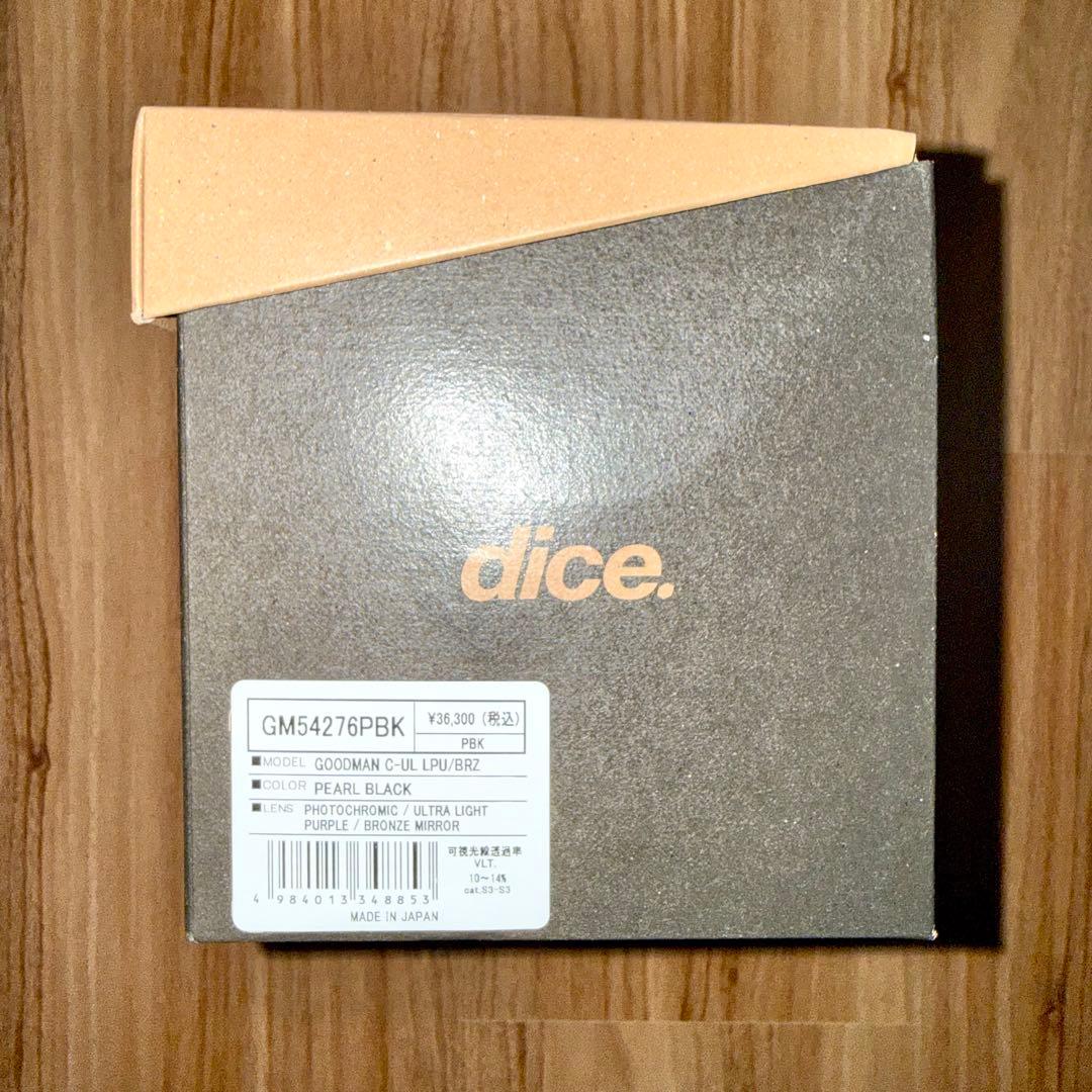 25-26新作 DICE ダイス グッドマン GOODMAN 調光 ゴーグル