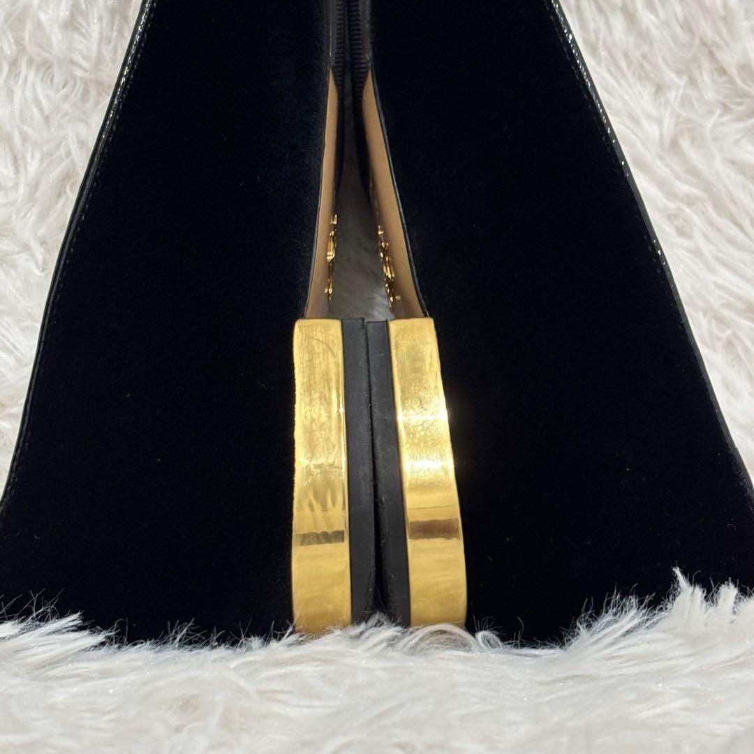 [極美品] シャルロットオリンピア　ベロア　猫モチーフ　刺繍　フラットシューズ