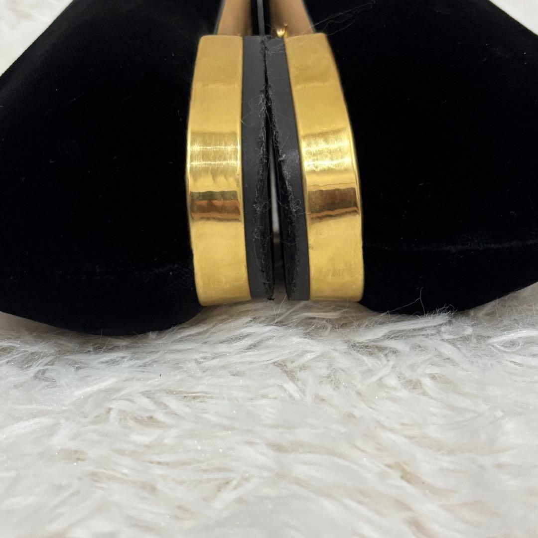 [極美品] シャルロットオリンピア　ベロア　猫モチーフ　刺繍　フラットシューズ