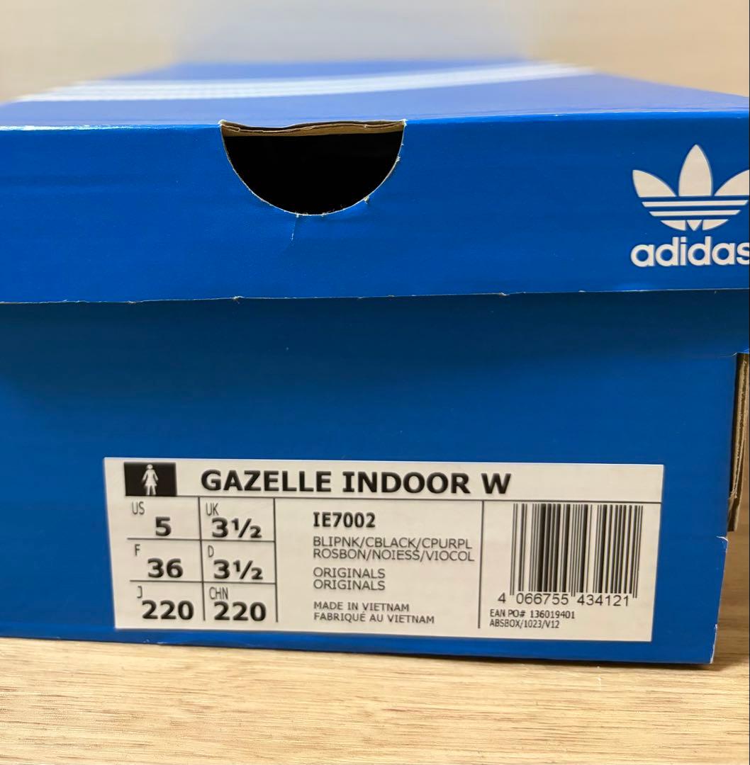 アディダスGazelle Indoor W IE7002 22.0cm