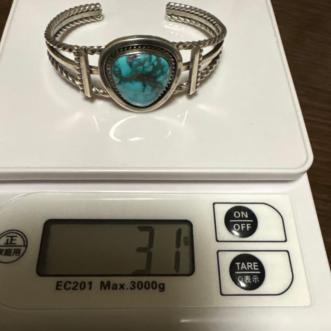 インディアンジュエリー　ターコイズバングル