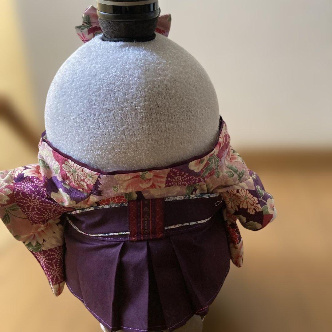 SALE！ラボット　服　lovot ラベンダー　着物一式袴　リボン付