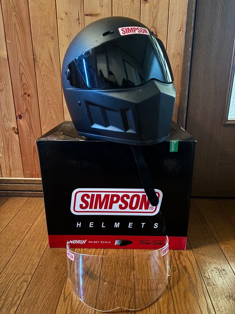 SIMSON SB13 61センチ フルフェイスヘルメット マットブラック