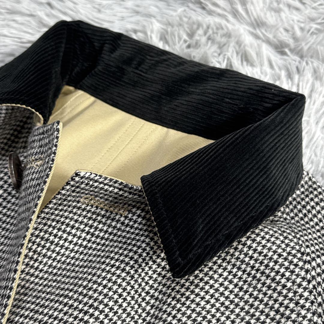 極美品✨21AW ティッカ リバーシブルステンカラー　テントコート ベロア襟