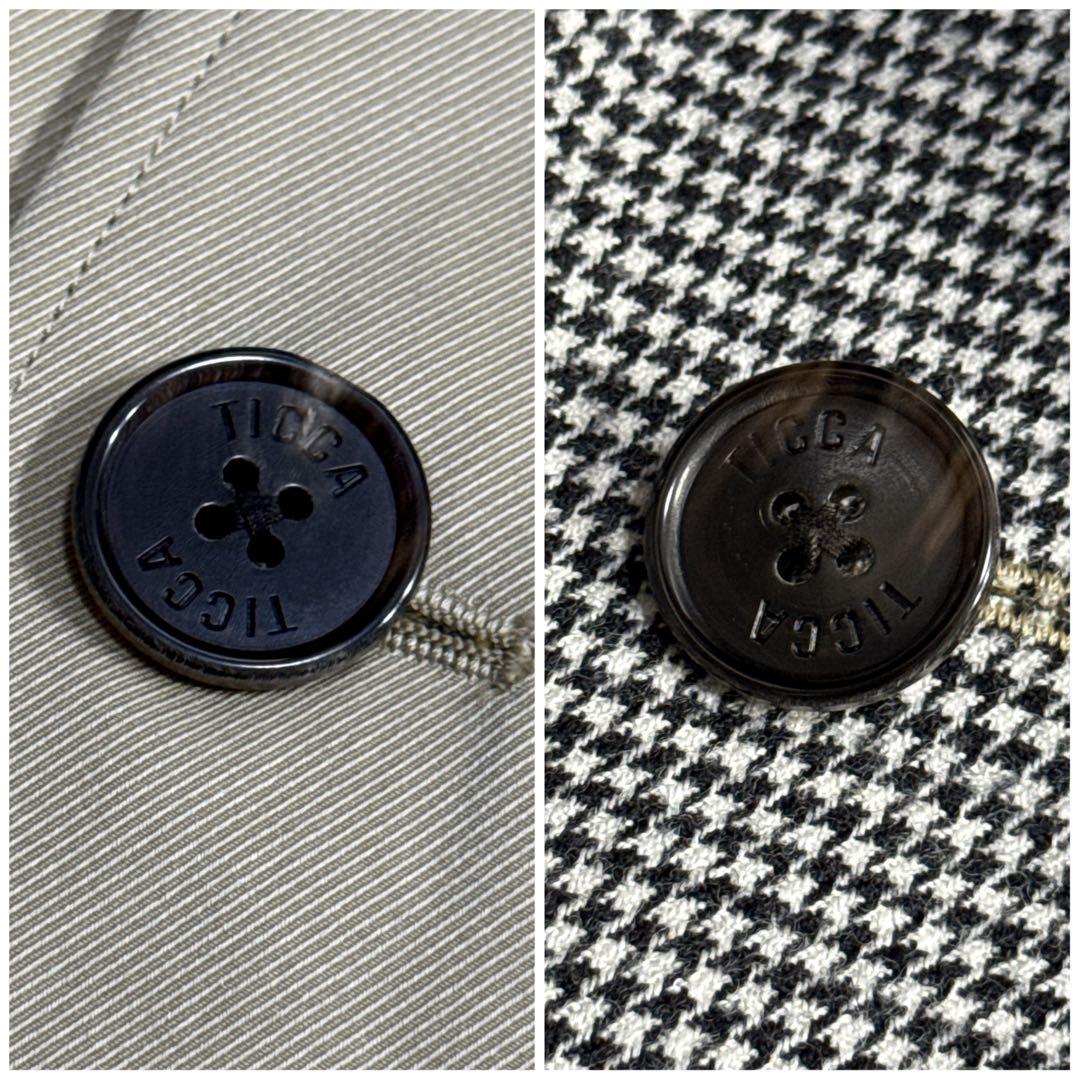 極美品✨21AW ティッカ リバーシブルステンカラー　テントコート ベロア襟