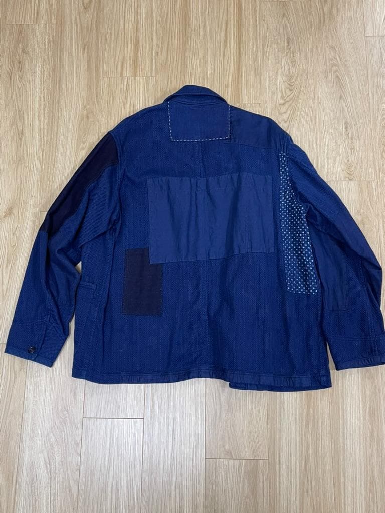 BLUE BLUEJAPANパッチワークジャケット M 新品 定価77,000円