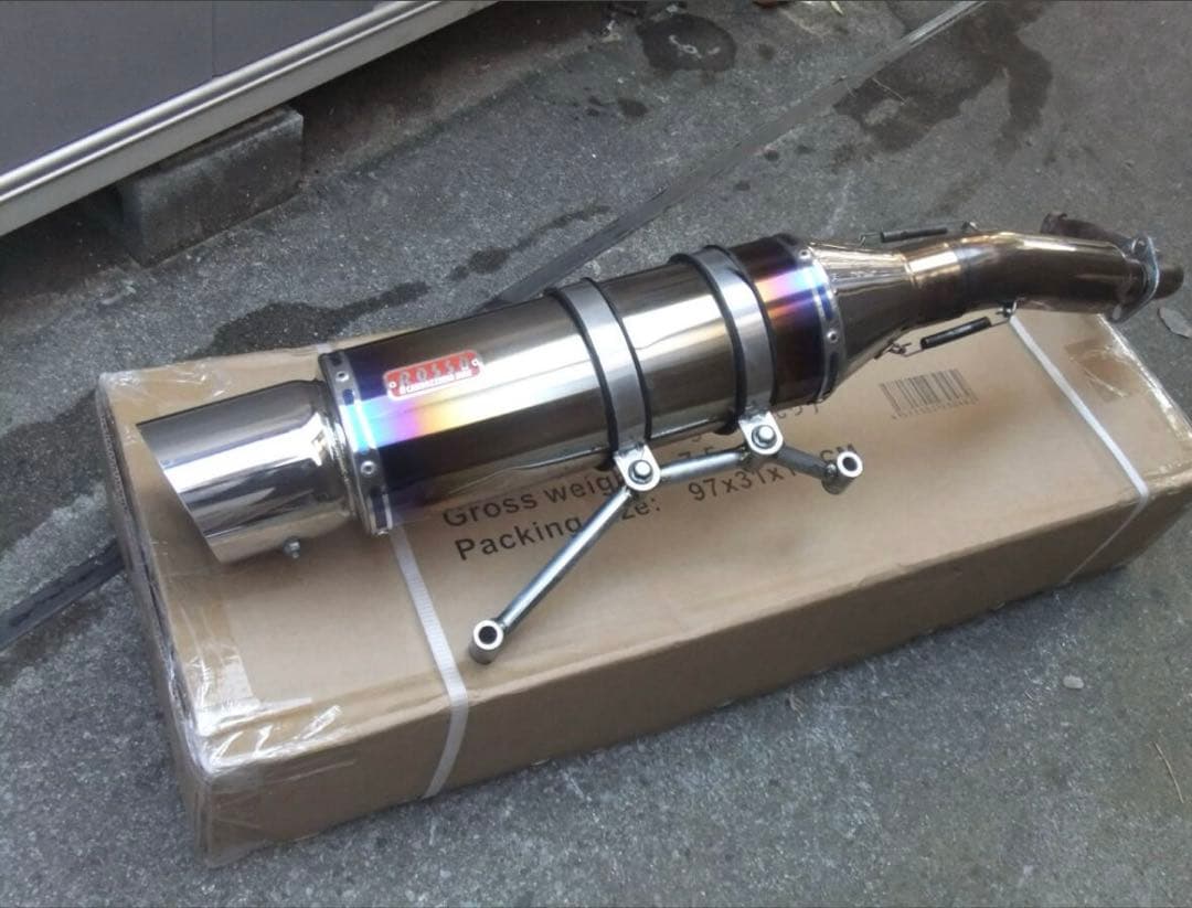 フォルツァZ ＭＦ10 ROSSO フルエキゾーストマフラー