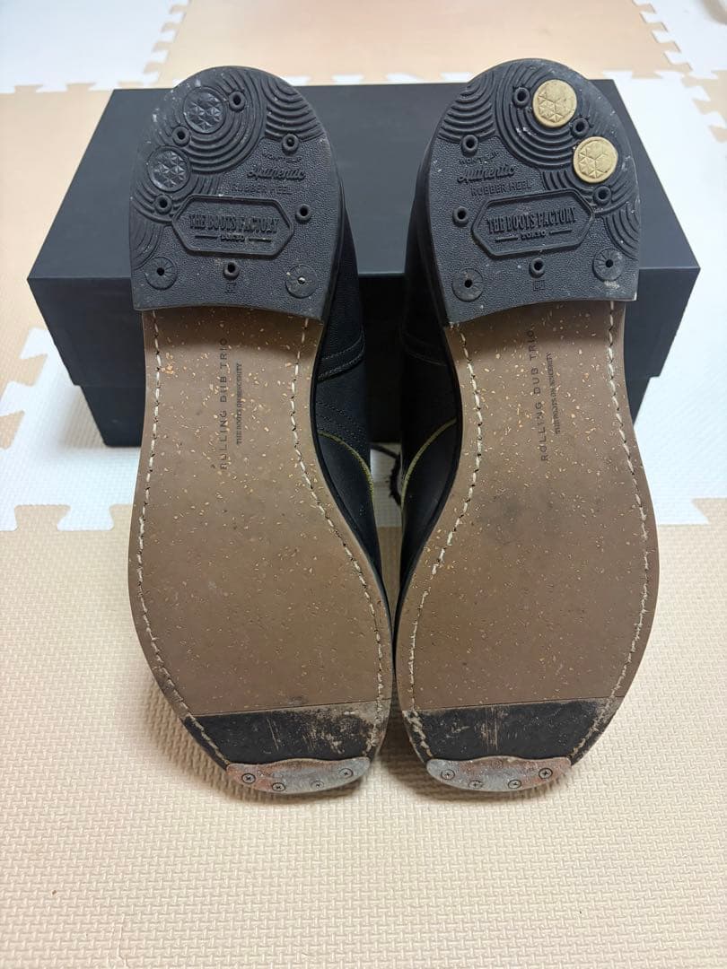 靴 ROLLING DUBTRIO COUPEN Black Greentea