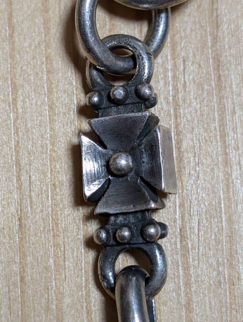 近々取り消します　シルバー925 クロスリンクウォレットチェーン