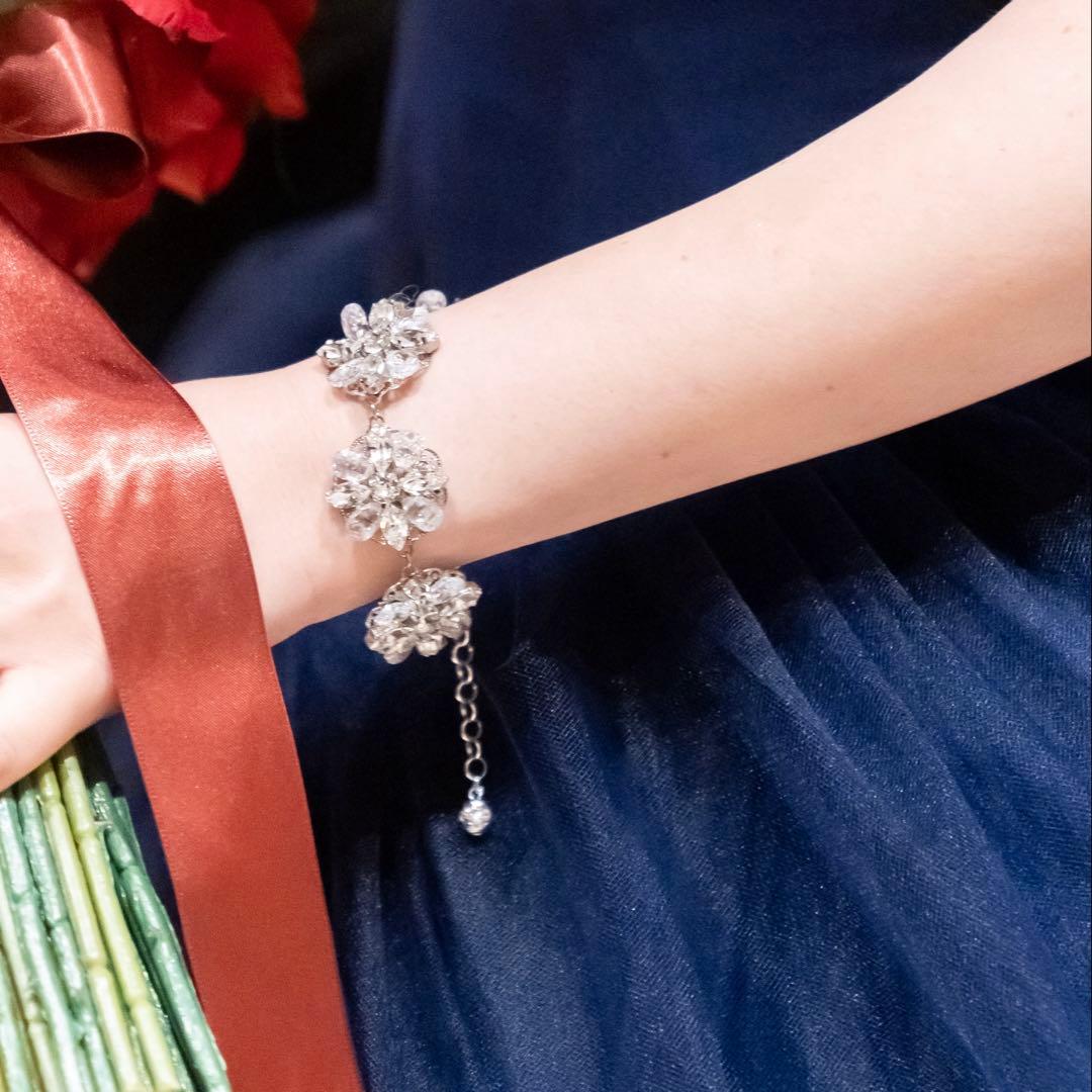 ブレスレット　エリザベスバウアー　ウェディングアクセサリー　ウェディング小物