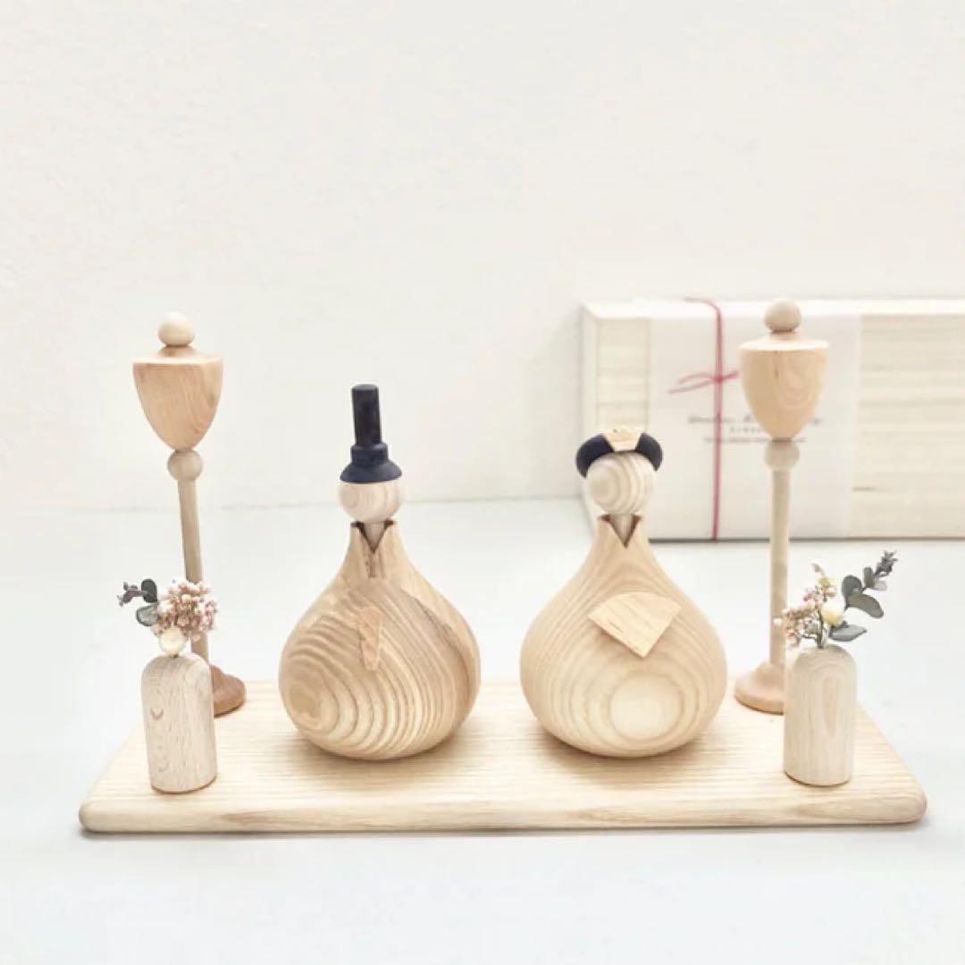 雛人形・ひな祭り Wooden Hina Dolls lemi toys