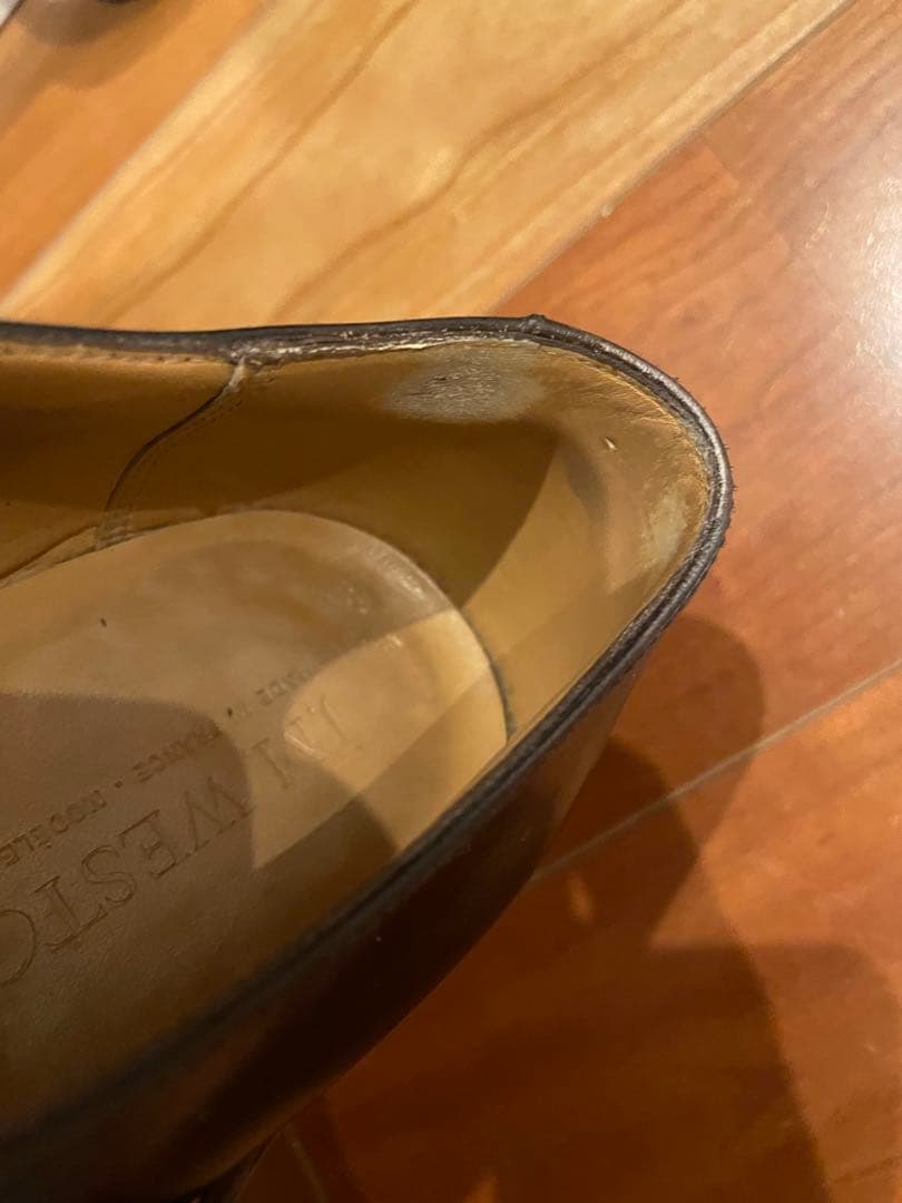 J.M.WESTON シューツリー付 5/D 437 Vフロントダービー