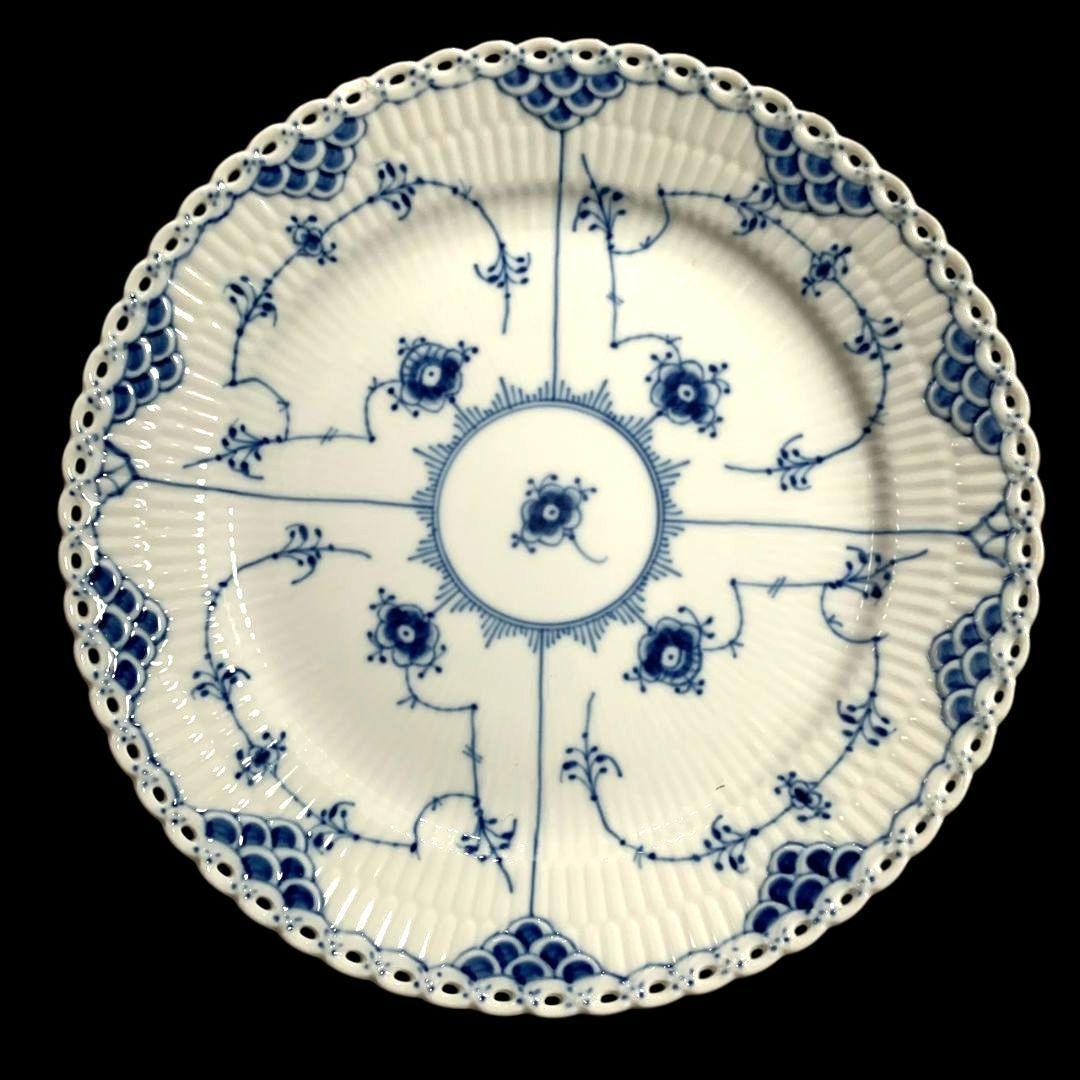 訳あり ロイヤルコペンハーゲン ブルーフルーテッド 5点セット 金継ぎなどに