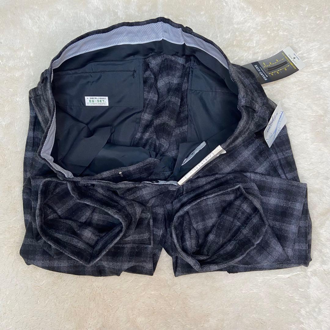 タグ✨AOKI CAFE SOHO デオレックス グレンチェック ビジネススーツ