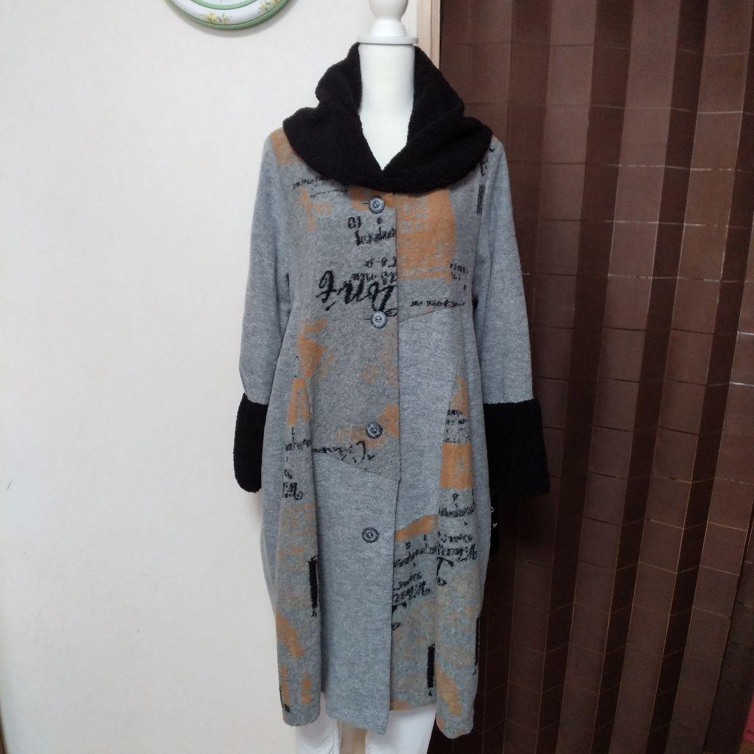 ジェニーギャルソン コクーンコート (グレー系)