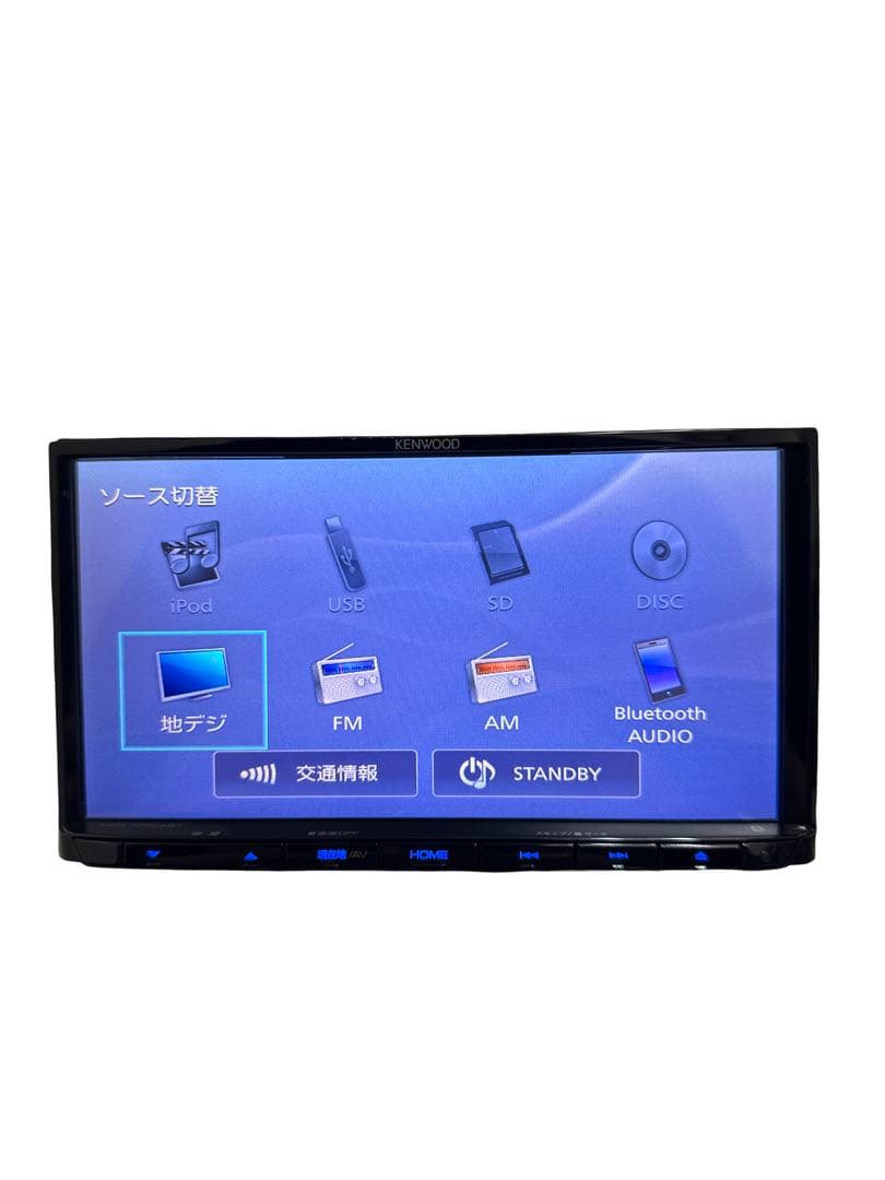 KENWOOD 7インチ Bluetooth内蔵 フルセグ DVD カーナビ