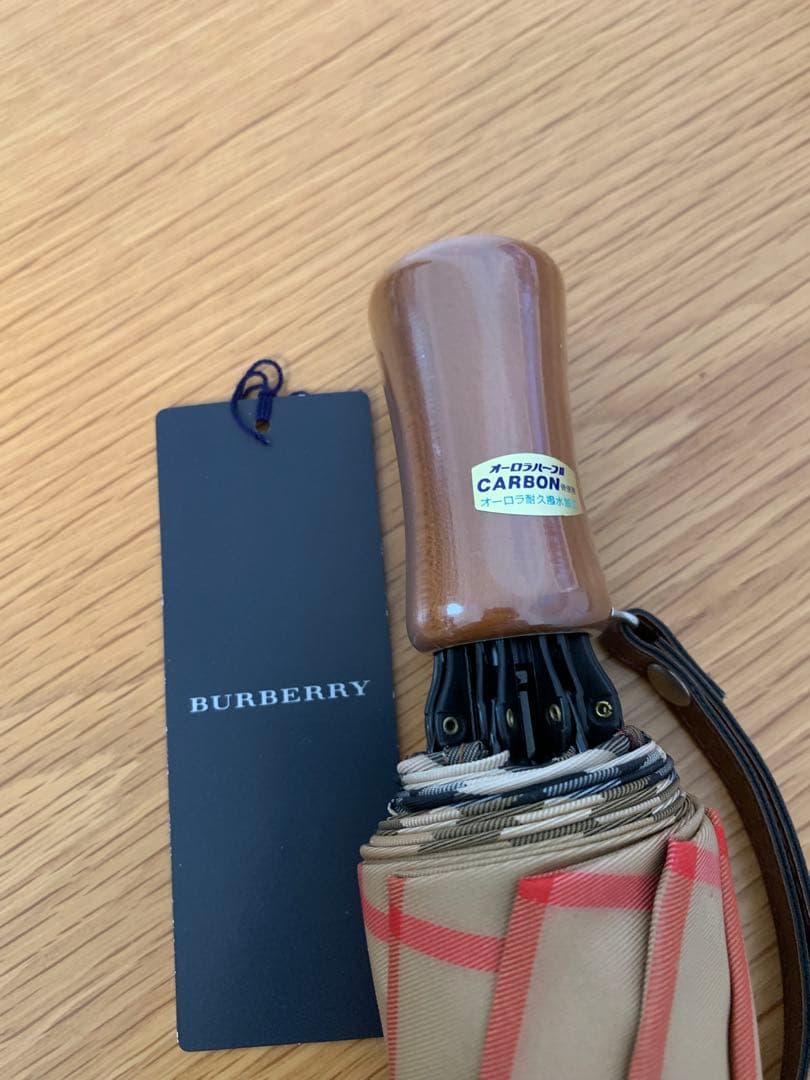 未使用　バーバリー折りたたみ傘　Burberry折り畳み傘