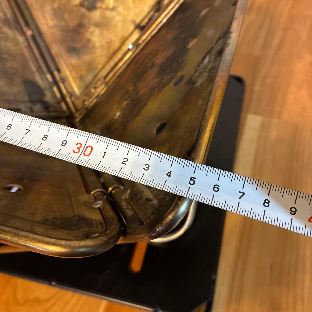 スノウピーク　中古折りたたみ焚き火台 M 三角形 金属製 収納バッグ付き