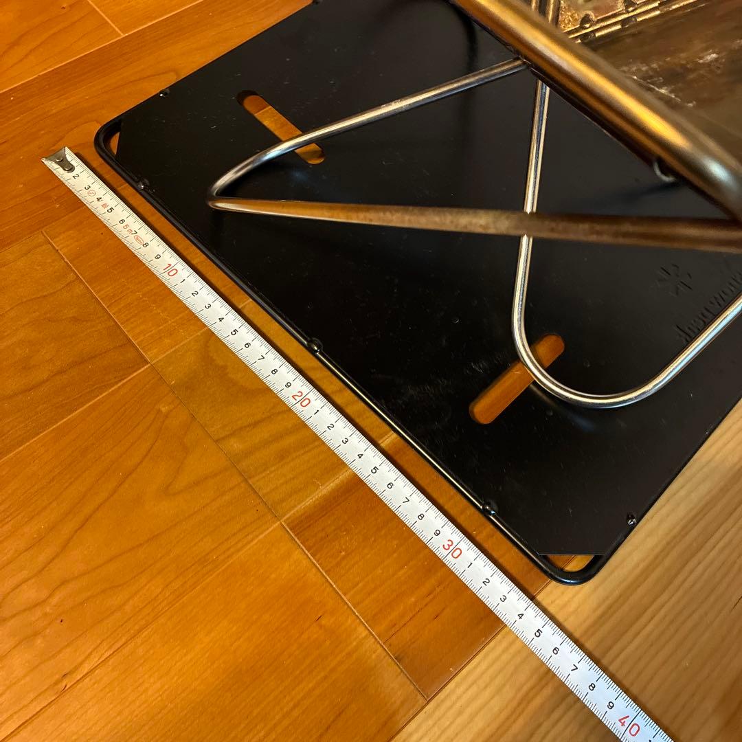 スノウピーク　中古折りたたみ焚き火台 M 三角形 金属製 収納バッグ付き