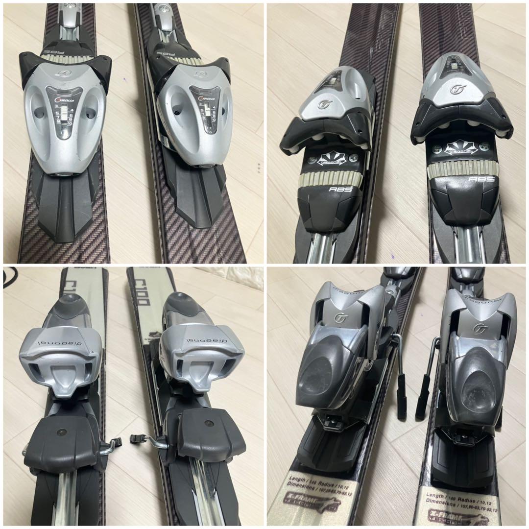 HEAD C100 ヘッド スキーセット 140cm/ストック付