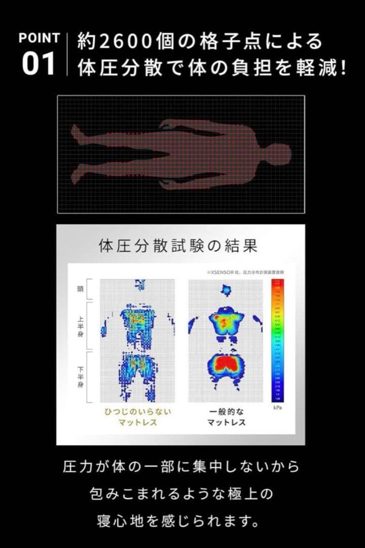 ヒツジのいらないマットレス SLEEPER 新品未開封　シングル　送料込み