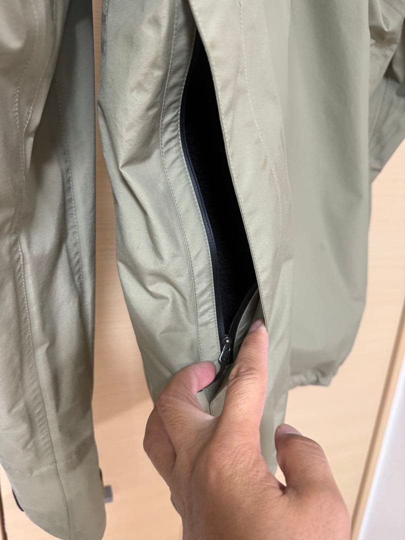 【パズデザイン】ブレスシールド3レイヤーレインジャケット Lサイズ