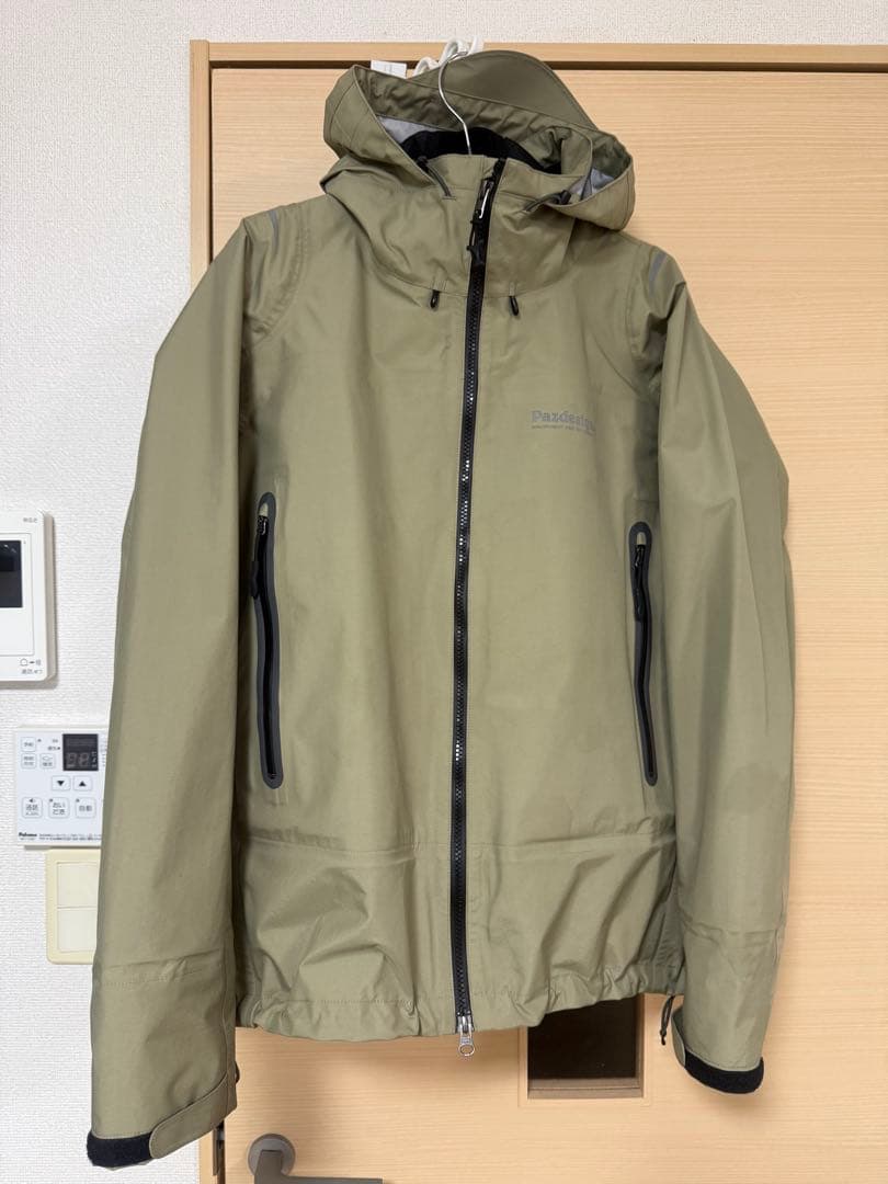 【パズデザイン】ブレスシールド3レイヤーレインジャケット Lサイズ