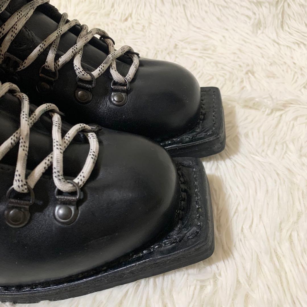 【極美品】SCARPA テレマークブーツ 75mm 3ピン 黒 25cm