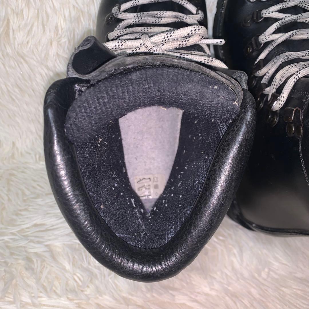 【極美品】SCARPA テレマークブーツ 75mm 3ピン 黒 25cm