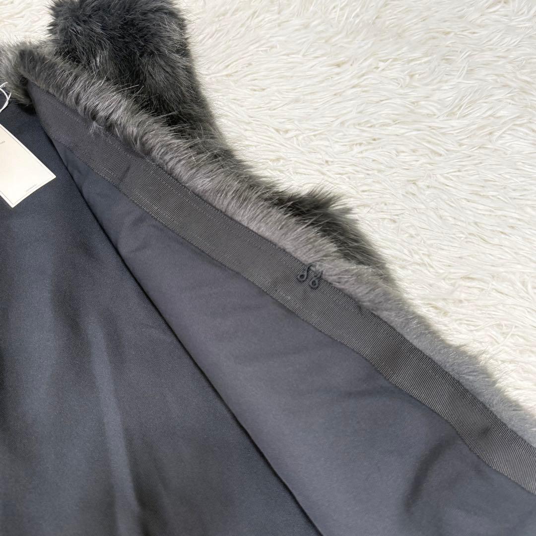 23区 新品 44（XL）定価33000円 高級 毛足長め エコファーベスト