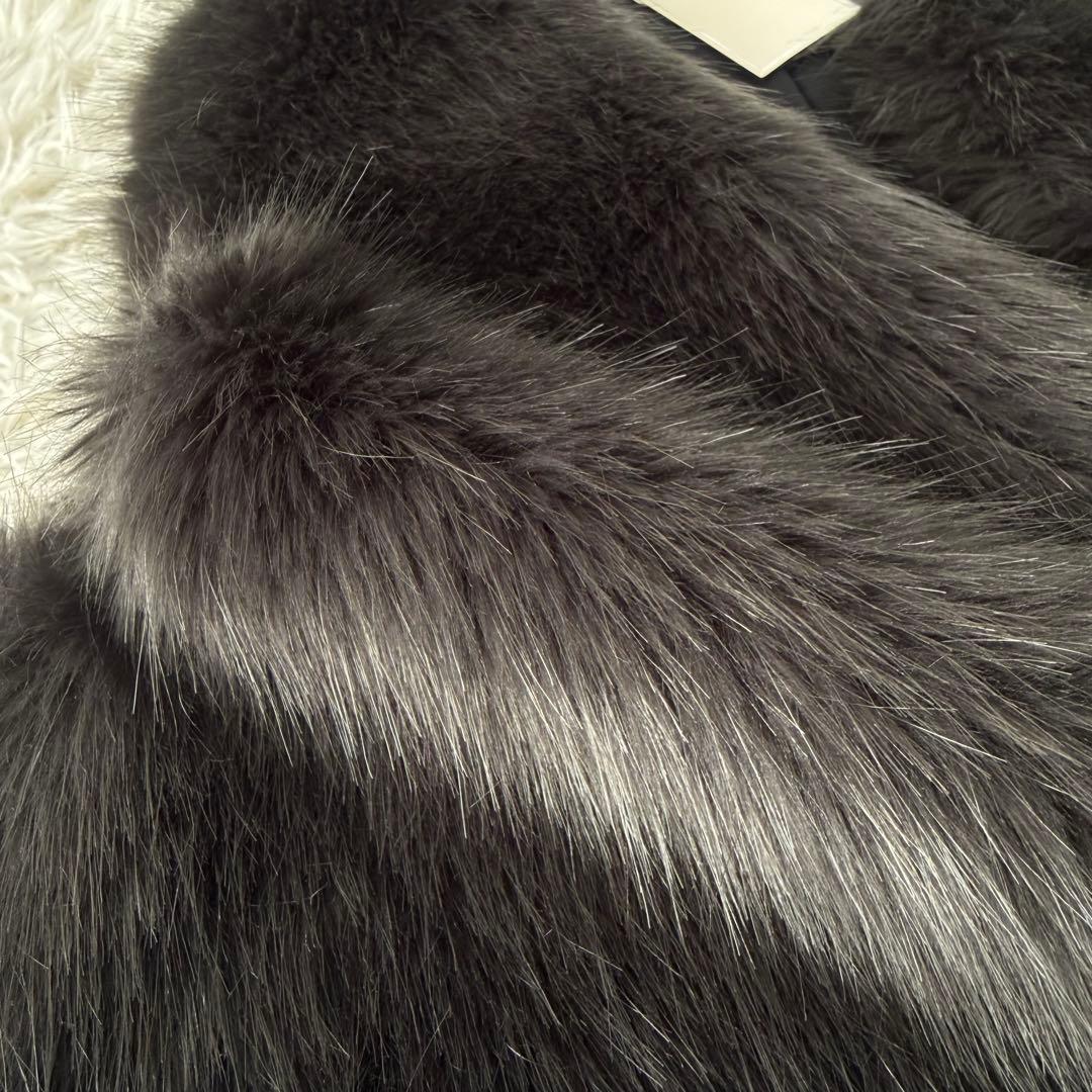 23区 新品 44（XL）定価33000円 高級 毛足長め エコファーベスト