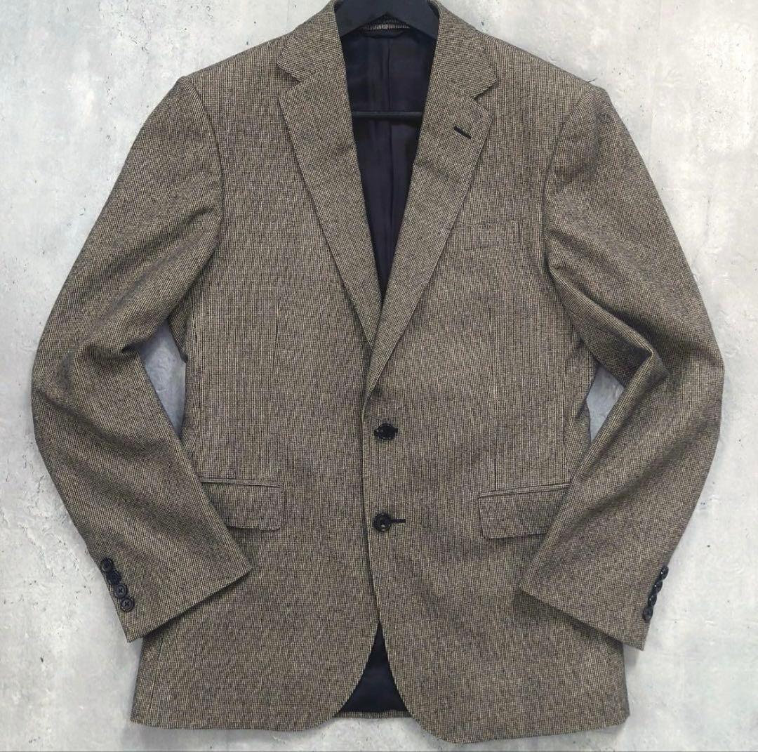 ポロラルフローレン 現行タグ ウールフランネルジャケット 千鳥 イタリア製