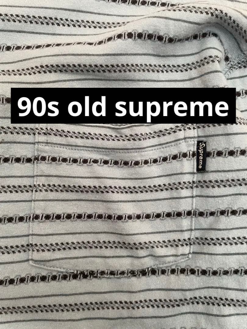 I*6様 old supreme 90s stussy ジャガード　ロンT 長袖