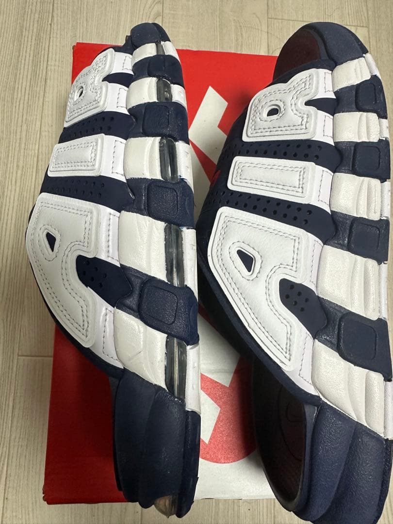 NIKE◆AIR MORE UPTEMPO SLIDE/サンダル/27cm